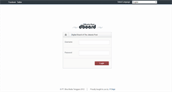Desktop Screenshot of dboard2.thejakartapost.com