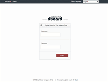 Tablet Screenshot of dboard2.thejakartapost.com